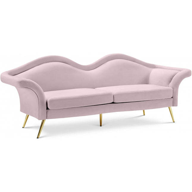 Nsansa Velvet Sofa Pink