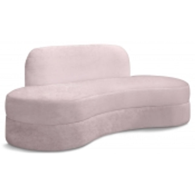 Kabwe Velvet Sofa Pink