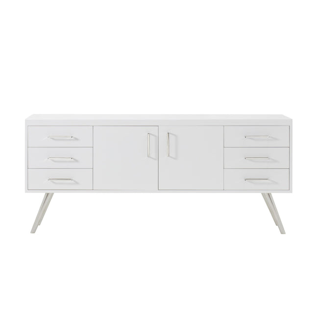 lee-sideboard-gloss-white-stainless-steel