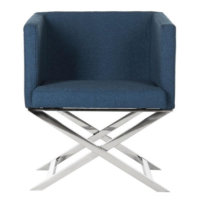 dionne-chrome-cross-leg-chair-navy-chrome