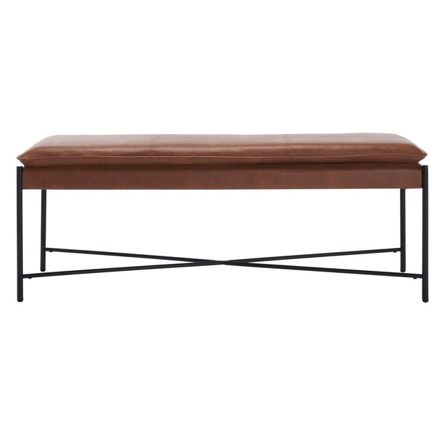 crawford-cushioned-x-bench-brown-black