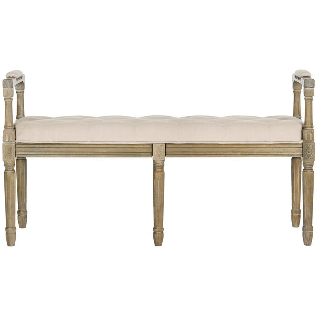 cherry-velvet-rustic-oak-bench-beige