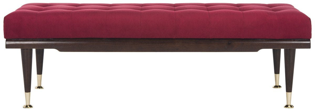 annette-velvet-gold-cap-bench-maroon-fox6259a