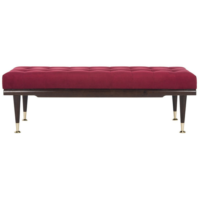 annette-velvet-gold-cap-bench-maroon-fox6259a