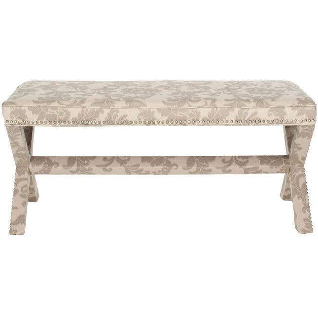 rhianna-extended-bench-silver-nailheads-taupe-beige-print