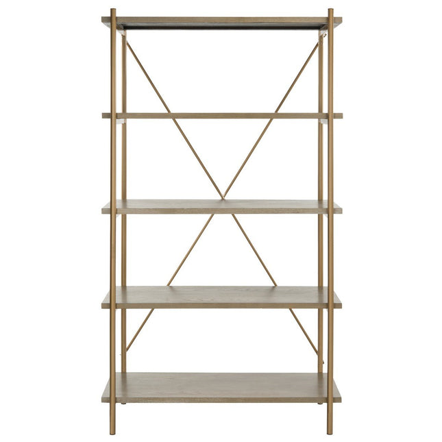 daisy-5-tier-etagere-bookcase-gold-liquid-rustic-oak