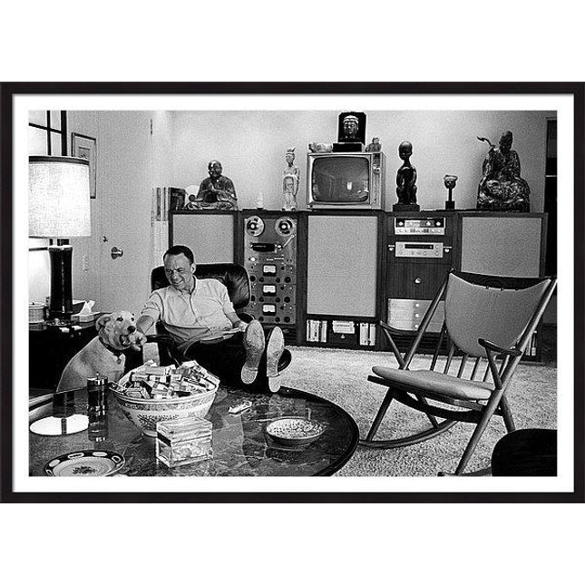 entertainer-frank-sinatra-relaxing-w-pet-dog-ringo-framed-print