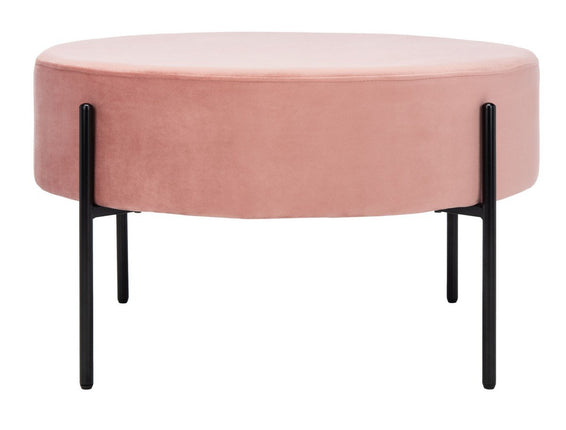 bonnie-round-cocktail-ottoman-dusty-rose-black