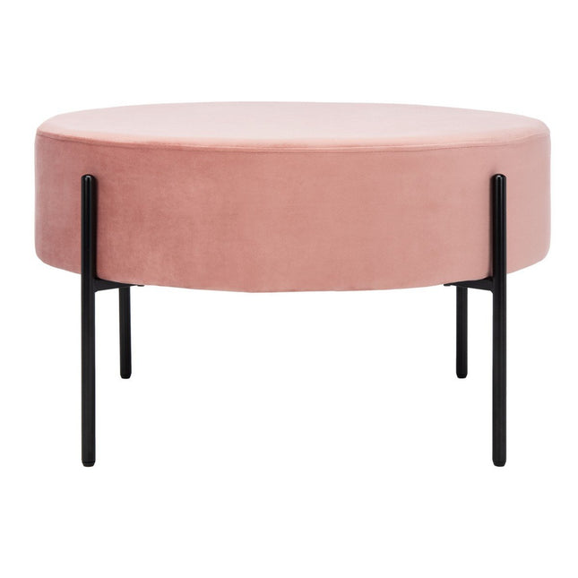 bonnie-round-cocktail-ottoman-dusty-rose-black