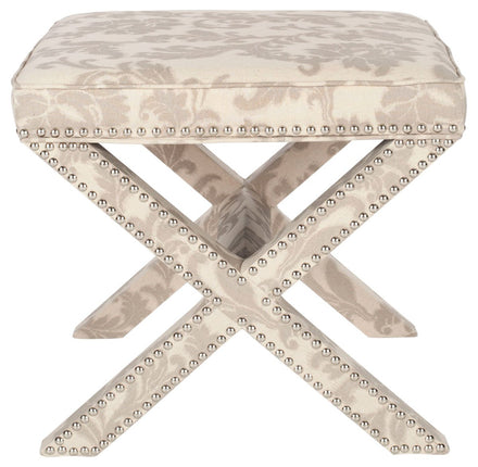 arnold-ottoman-silver-nail-heads-taupe-beige-print
