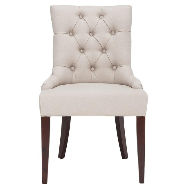 kacia-19h-linen-tufted-chair-nickel-nail-heads-taupe-cherry-mahogany