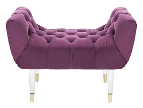 monica-tufted-velvet-acrylic-bench-plum