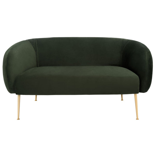 patricia-poly-blend-loveseat-forest-green-gold
