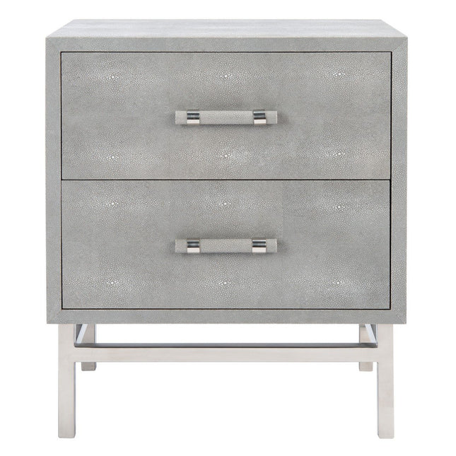 savannah-faux-shagreen-nightstand-grey-silver