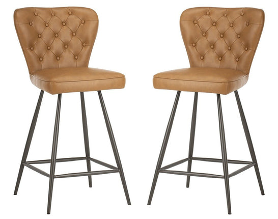 francis-set-of-2-26-mid-century-modern-leather-tufted-swivel-counter-stool-fox1702d