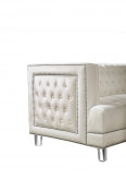 Tansy Velvet Sofa Cream
