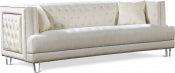 Tansy Velvet Sofa Cream