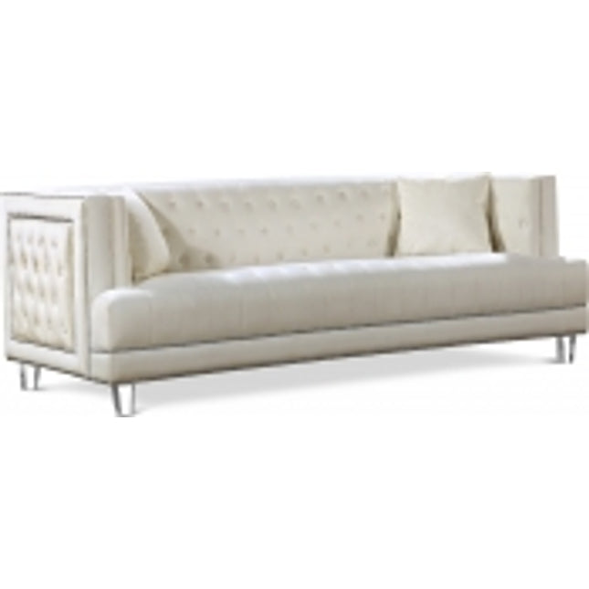 Tansy Velvet Sofa Cream