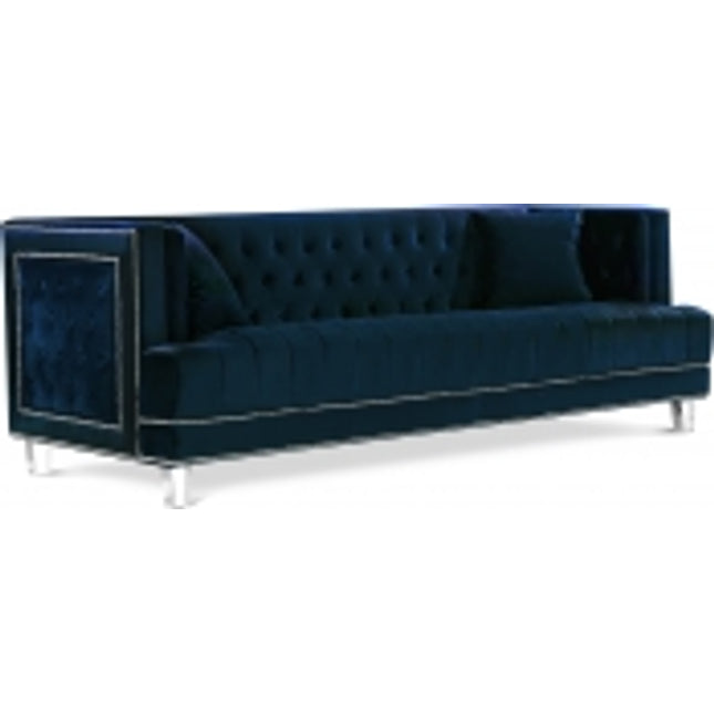 Tansy Velvet Sofa Navy