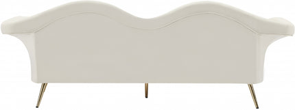 Nsansa Velvet Sofa Cream