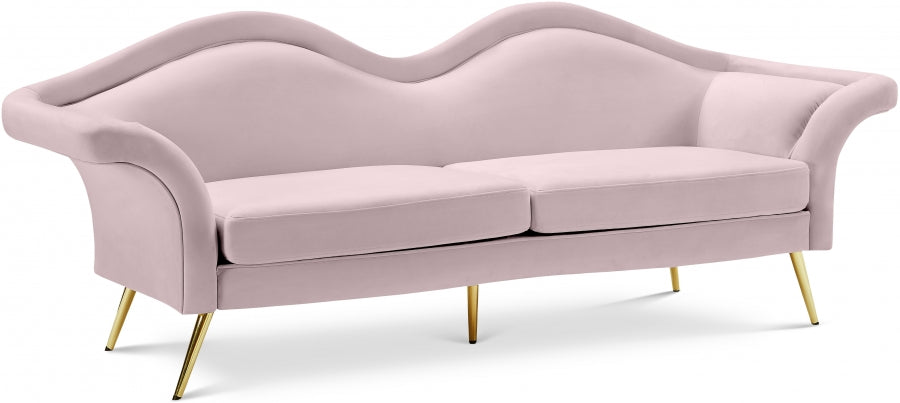 Nsansa Velvet Sofa Pink