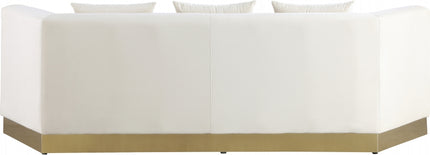 Celestine Velvet Sofa cream