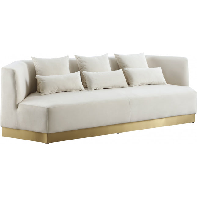 Celestine Velvet Sofa cream