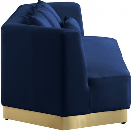 Celestine Velvet Sofa blue
