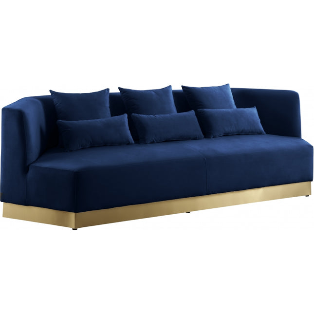 Celestine Velvet Sofa blue