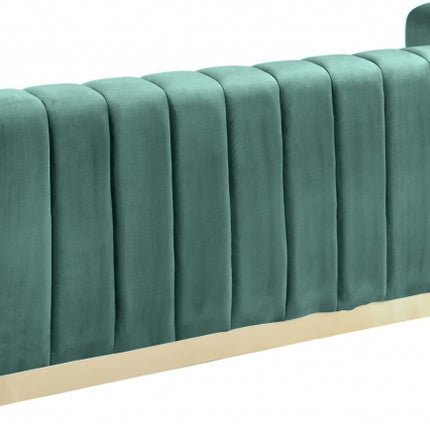 Camari Velvet Sofa Mint
