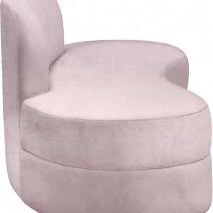 Kabwe Velvet Sofa Pink