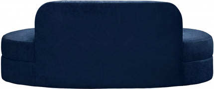 Kabwe Velvet Sofa Navy