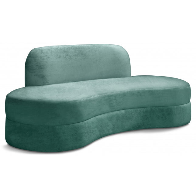 Kabwe Velvet Sofa Mint