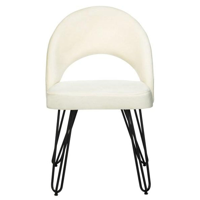 george-velvet-retro-side-chair-creme-black-set-2