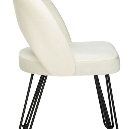 george-velvet-retro-side-chair-creme-black-set-2