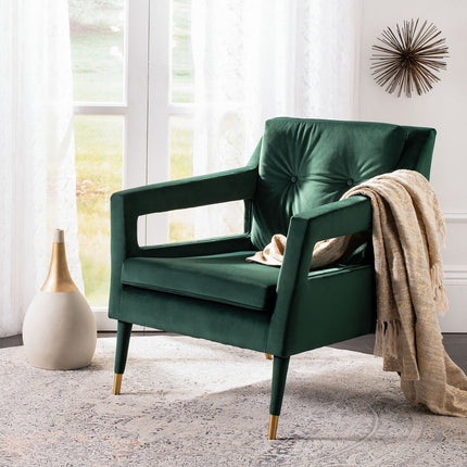 sari-tufted-accent-chair-forest-green-gold