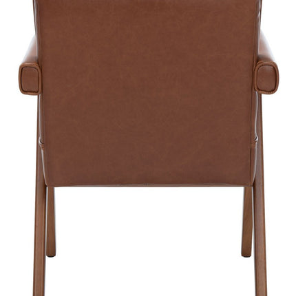 katie-mid-century-accent-chair-cognac-pu-walnut