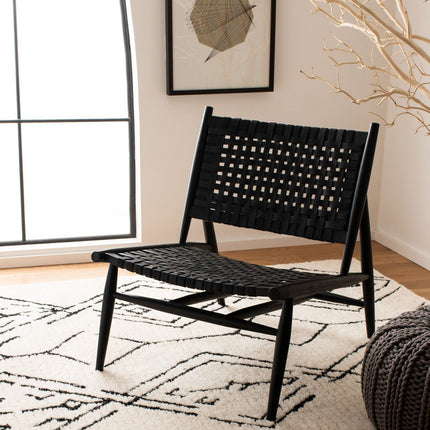 leil-leather-woven-arm-chair-black