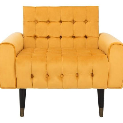 meris-tufted-arm-chair-marigold-black-brass