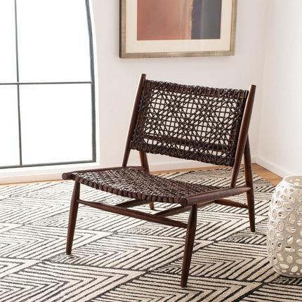 amie-leather-weave-accent-chair-brown
