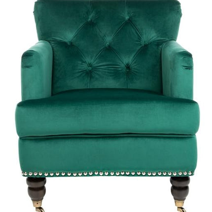 leonard-tufted-club-chair-emerald-espresso