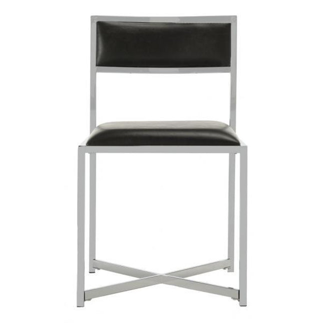 kenneth-chrome-side-chair-black-set-2