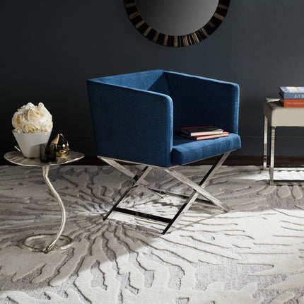 dionne-chrome-cross-leg-chair-navy-chrome