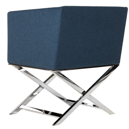 dionne-chrome-cross-leg-chair-navy-chrome