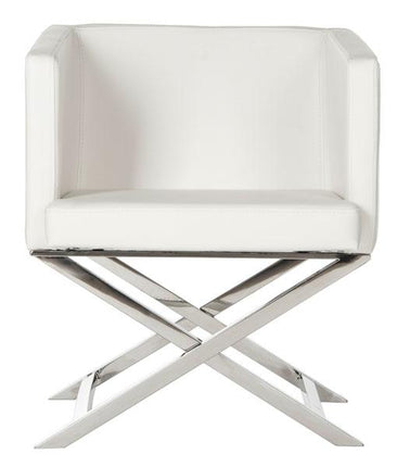 dionne-bonded-leather-chrome-cross-leg-chair-white-chrome
