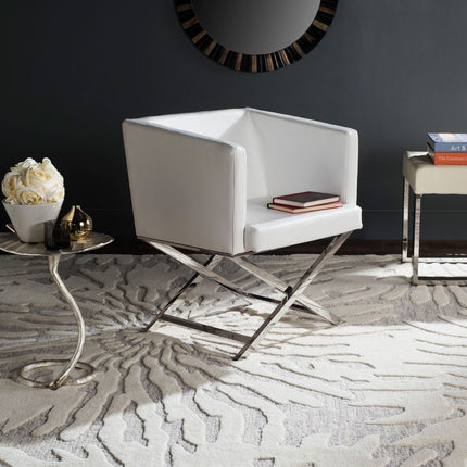 dionne-bonded-leather-chrome-cross-leg-chair-white-chrome