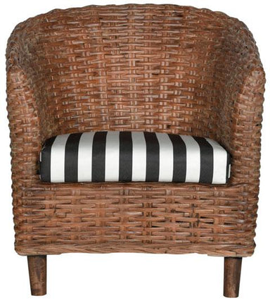 naomi-rattan-barrel-chair-brown-black-white-stripe