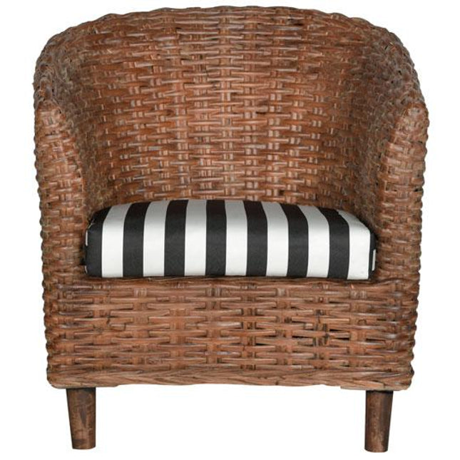 naomi-rattan-barrel-chair-brown-black-white-stripe