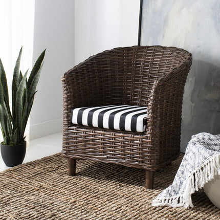 naomi-rattan-barrel-chair-brown-black-white-stripe