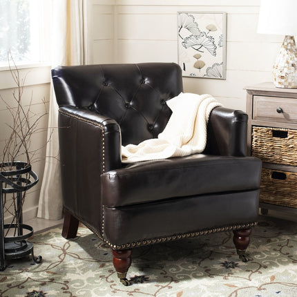 leonard-tufted-club-chair-w-brass-nail-heads-dark-brown-cherry-mahogany